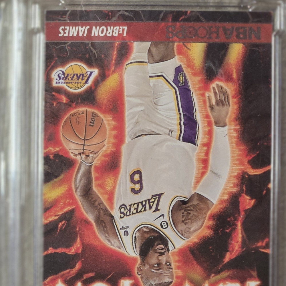 Grade10 Mint LeBron James Basketball Card - White and Purple